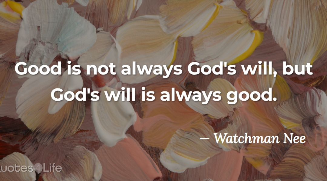Trust the Goodness Hidden in God’s Perfect Purpose
