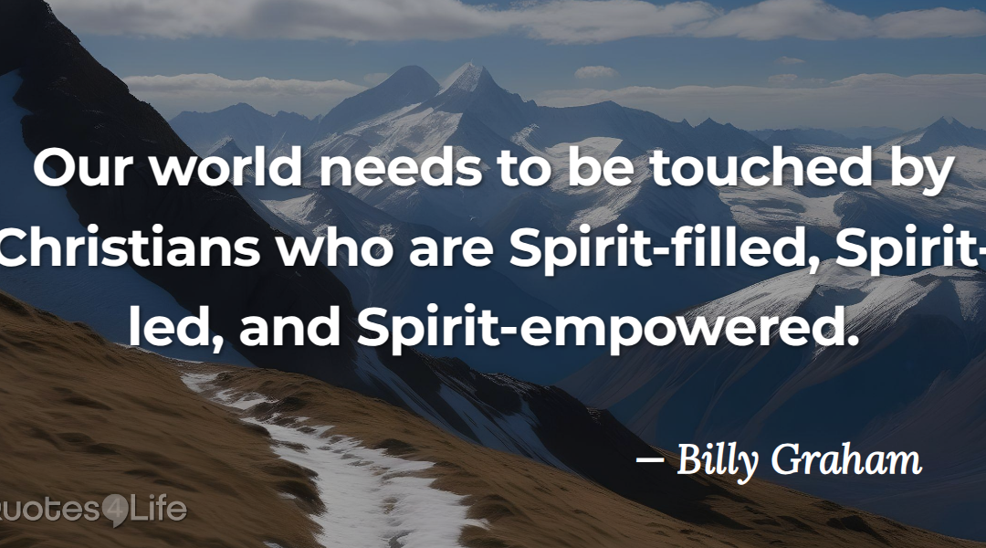 Are you Spirit-filled, Spirit-led, and Spirit-empowered
