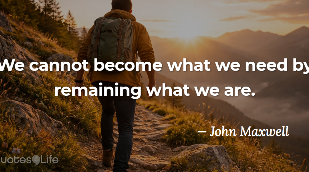 Becoming Starts with Letting Go