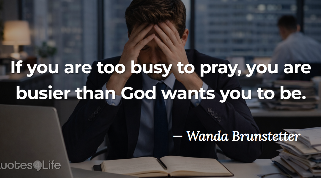 When Life Gets Busy, Don’t Miss What Matters Most